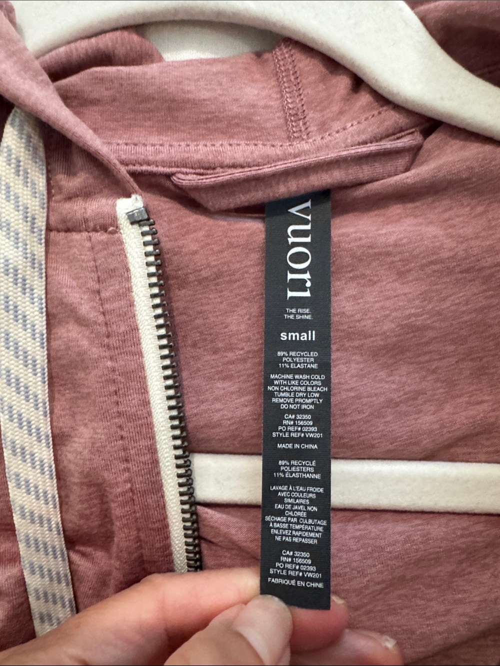 Vuori Matching Set - Halo Essential Zip-Up Hoodie and Performance Jogger - Picture 9 of 9